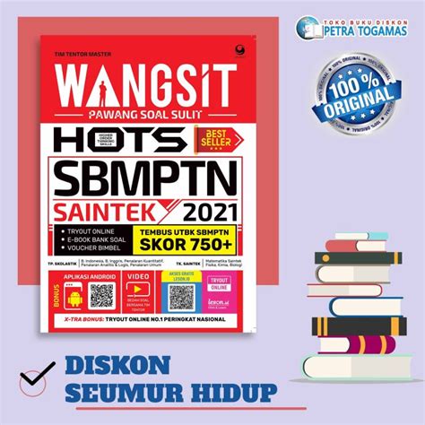 Buku Wangsit Pawang Soal Sulit Hots Sbmptn Saintek 2021 Lazada