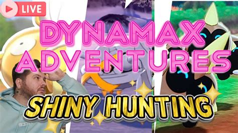 Live Shiny Hunting Pokemon Sword And Shield Dynamax Adventures More Youtube