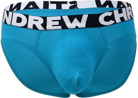 Andrew Christian ALMOST NAKED Bamboo Brief Teal MAAT S Heren