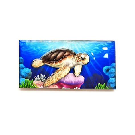 Custom Coral Turtle Beach Tourist Souvenir Great Barrier Reef Australia