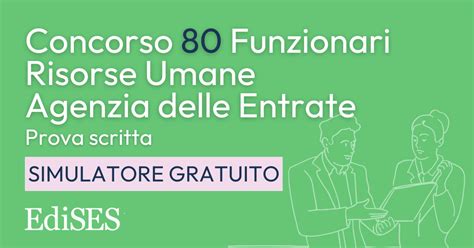 Concorso Agenzia Delle Entrate Funzionari