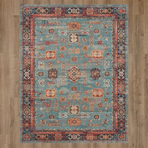 Karastan Zula Mombasa Aquamarine Area Rug Incredible Rugs And Decor