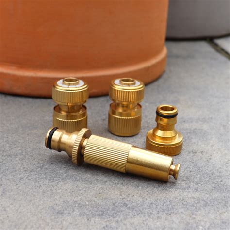 Garden Pro Master Brass Hose Fitting Set Bonningtons