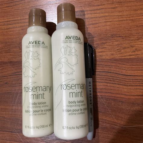 2pcs Aveda Rosemary Mint Body Lotion 67 Oz 200 Ml Full Size