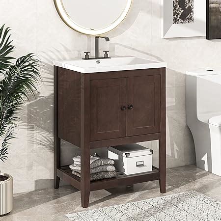 Amazon Merax 24 Inch Bathroom Vanity With Ceramic Sink Set Combo