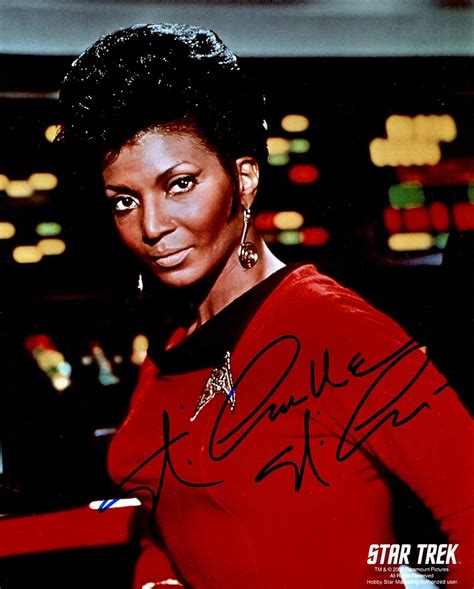 Nichelle Nichols Lieutenant Nyota Uhura Signed X Photo Hot Sex Picture