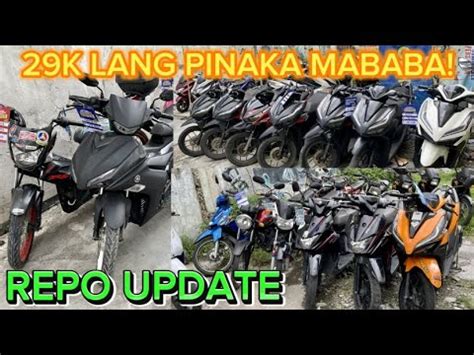 Murang Repo Motorcycle K Lang Pinaka Mababang Presyo Yamaha Sz At