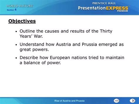 PPT - Outline the causes and results of the Thirty Years’ War ...