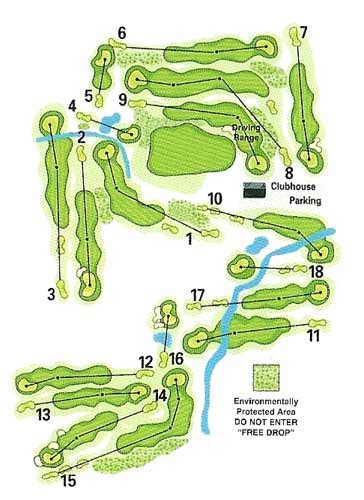 Layout - Arrowhead Golf Course