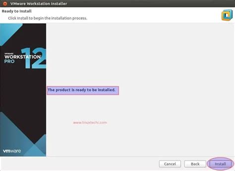 product ready  install vmware workstation