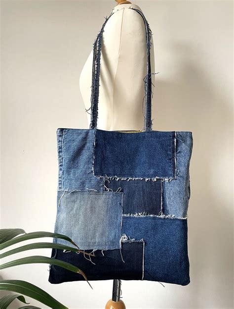 Sacs Tote Bags Diy Tote Bag Denim Tote Bags Tote Bags Handmade