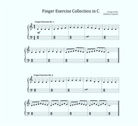 Finger Exercise Collection In F Major Free Copy Of The 24 Finger Exercises Artofit