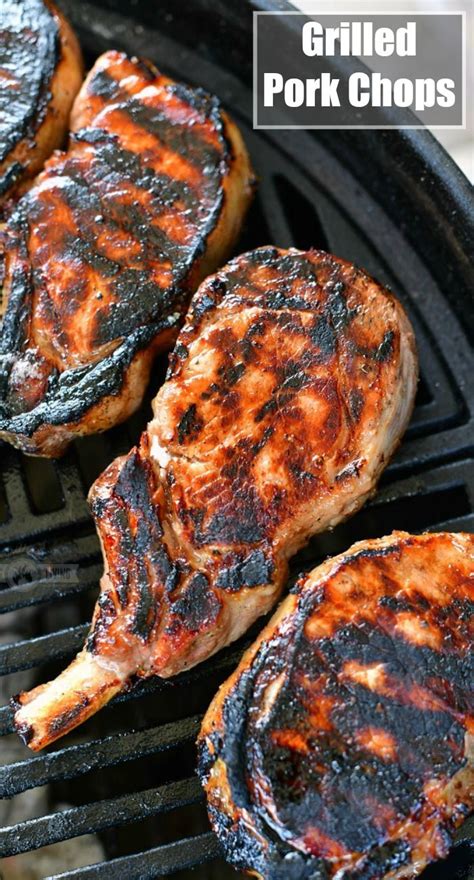 Juicy Grilled Pork Chops Recip Zoid