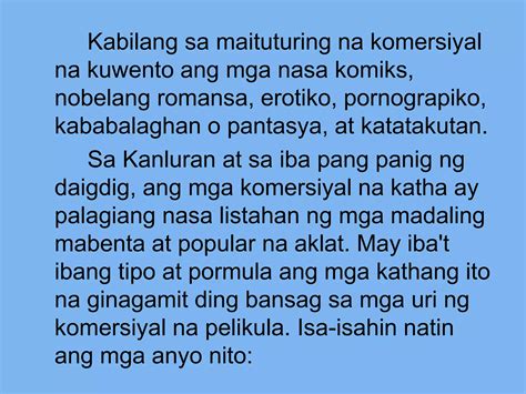 Mga Uri Ng Maikling Kuwentopdf