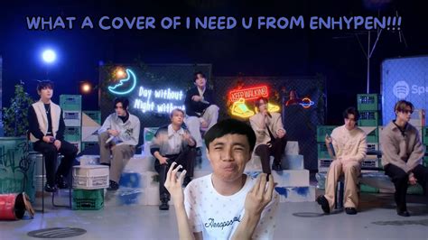 THIS COVER WAS SUPERB ENHYPEN Covers I NEED U By BTS K Pop ON