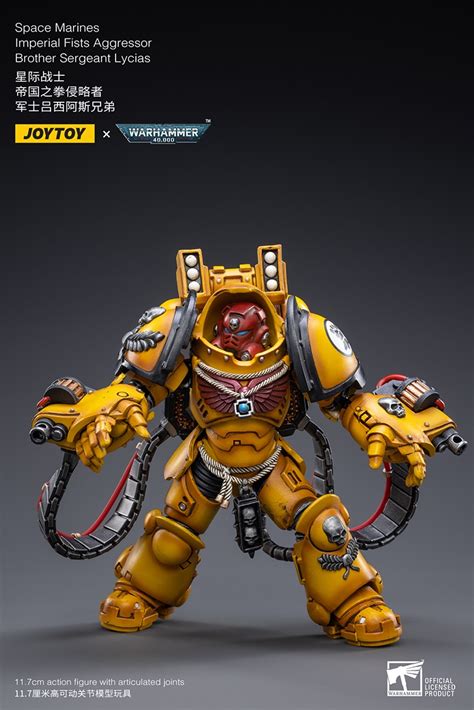 JoyToy Action Figure Warhammer 40K Imperial Fists Intercessors Set