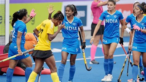 CWG 2022 Gurjit Brace Gives India Women Comprehensive 5 0 Win Over