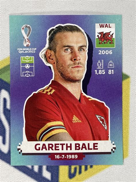 Wal Gareth Bale Wales Panini World Cup Sticker Solve