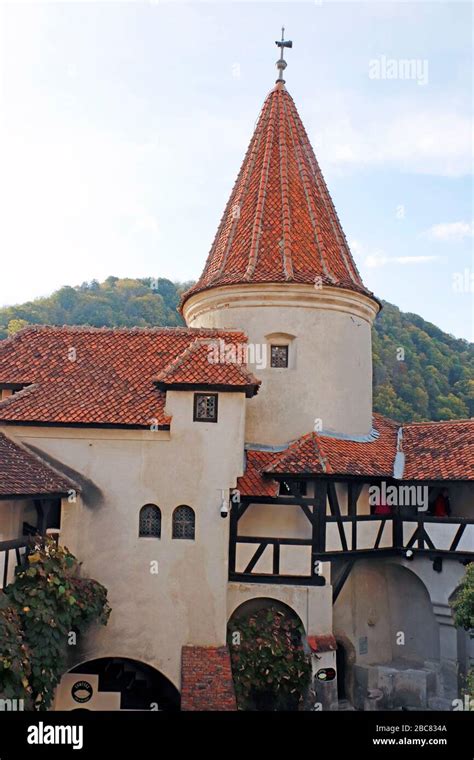 Bran Castle Known As Dracula Castle Bran Transylvania Romania Stock