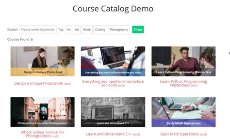 Wordpress Course Catalog Plugin Settings Course Catalog Order