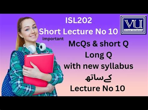 Isl Short Lecture Concept Short Question Mid Term