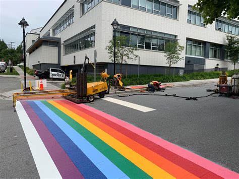 West Vancouver Rainbow Crosswalk - HUB Surface Systems