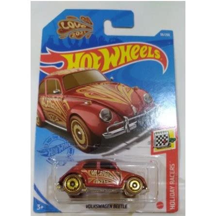 Hot Wheels Volkswagen Beetle Gry Cartela Curta Shopee Brasil