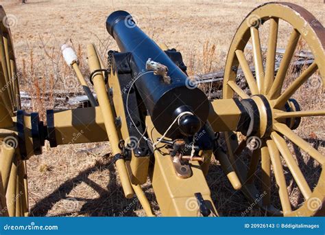 Civil War Cannon Stock Image Image Of Southern Weapon 20926143