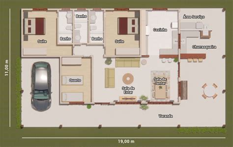 P3 Casa para Sítio 3 Quartos e Varanda VGProjetos Casas de