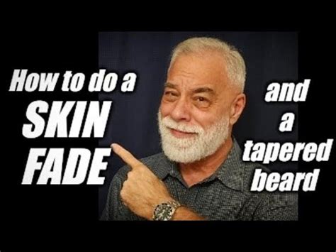 How To Do A Skin Fade And Tapered Beard Youtube