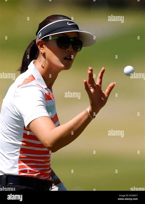 Rancho Mirage California USA 05th Apr 2013 Michelle Wie Catches A