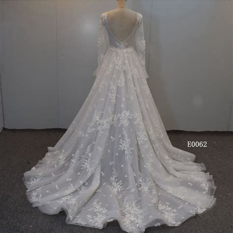 A Line Bridal Gown Hot Sell Wedding Gown Custom Made Bridal Gown