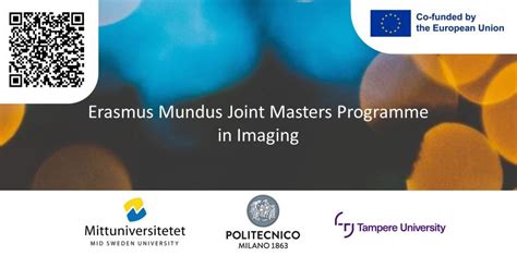 Call For Applications For The Erasmus Mundus Joint Master In Imaging