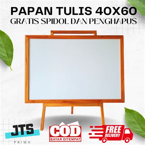 Jual Set Papan Tulis White Board Ukuran X Gratis Spidol