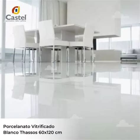 Porcelanato Vitrificado Blanco Thassos X Marca Castel En Venta En