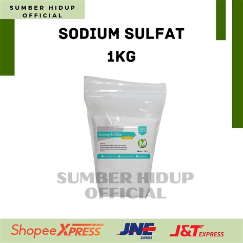 Jual SODIUM SULFAT Na2SO4 KEMASAN 1KG Shopee Indonesia