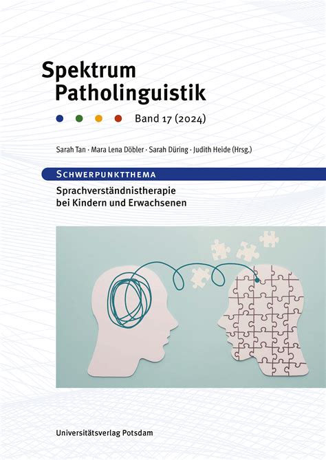 Schwerpunktthema: Sprachverständnistherapie bei Kindern und Erwachsenen