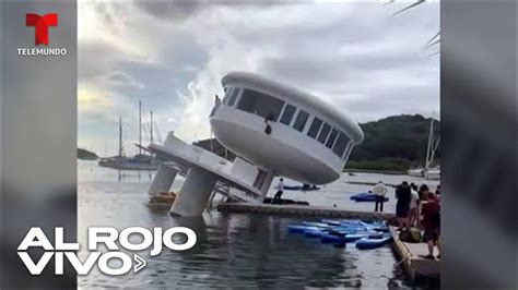 Prototipo de casa flotante se hunde durante su lanzamiento en Panamá