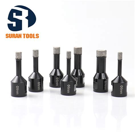 Vacuum Brazed Diamond Hole Saws Core Drill Bits For Drilling Porcelain