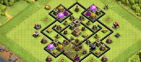 Anti 2 Stars Ring Trophywar Th8 Base Link 2023 Clash Of Clans