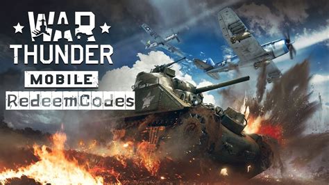 War Thunder Mobile Codes November 2024 Redeem Them