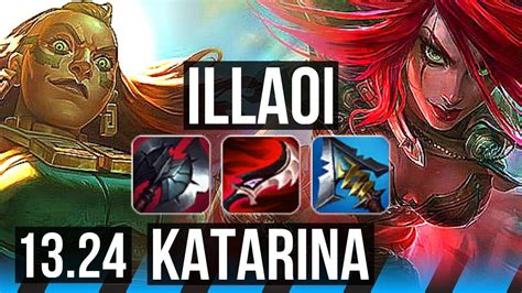 Illaoi Vs Kata Mid 9 Solo Kills 1600 Games Godlike Br Master