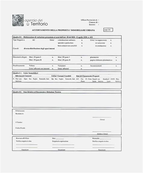 Variazione Catastale Visure E Documenti Online