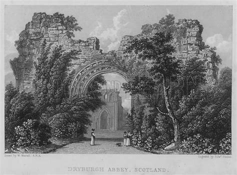 Dryburgh Abbey, Scotland stock image | Look and Learn