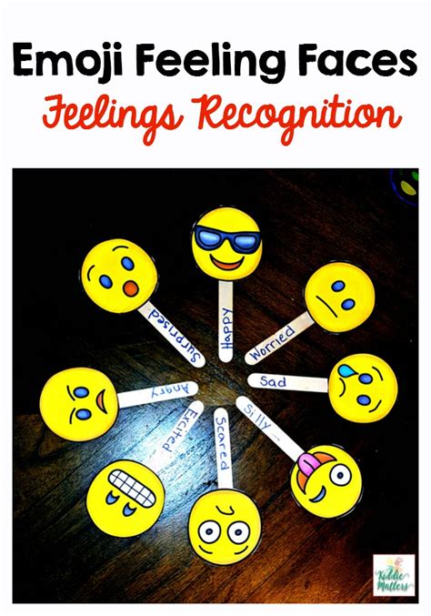 Emoji Feeling Faces: Feelings Recognition - Kiddie Matters