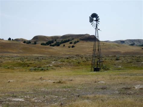 Windmills On The National Grasslands Buffalo Gap National Grassland