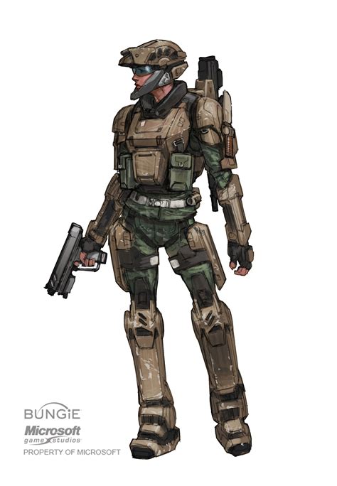 Halo Army Ranger Explorations For Halo Reach Isaac Hannaford Halo