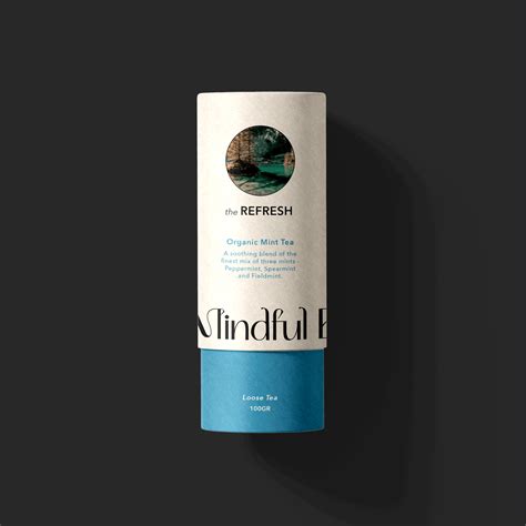 Mindful Blends Organic Tea Brand Packaging Design On Behance