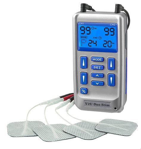 V U Duo Stim Dual Channel Digital Tens Ems Modes For Muscle