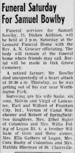 Samuel Tilden Bowlby Homenaje De Find A Grave